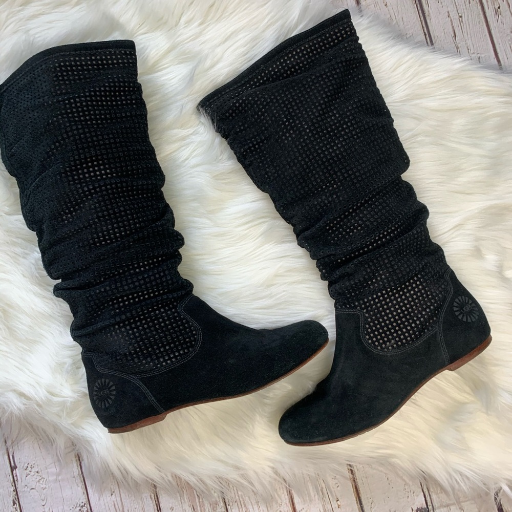 Ugg Abilene Perforated Scrunch Boots